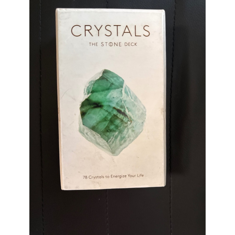 Crystals The Stone Deck 78 Crystal Cards Andrew Smart Chronicle Books New Sealed